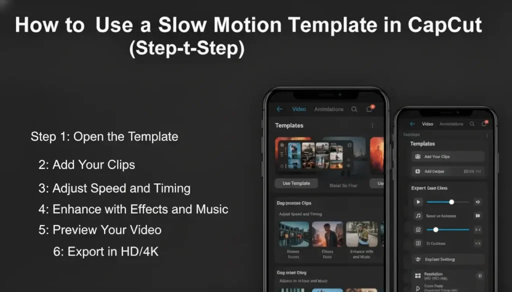 How to Use a Slow Motion Template image